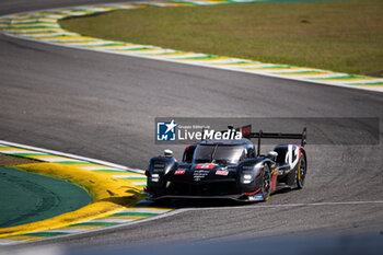 2024-07-14 - 08 BUEMI Sébastien (swi), HARTLEY Brendon (nzl), HIRAKAWA Ryo (jpn), Toyota Gazoo Racing, Toyota GR010 - Hybrid #08, action during the 2024 Rolex 6 Hours of Sao Paulo, 5th round of the 2024 FIA World Endurance Championship, from July 11 to 14, 2024 on the Autódromo José Carlos Pace in Interlagos, Brazil - FIA WEC - 6 HOURS OF SAO PAULO 2024 - ENDURANCE - MOTORS