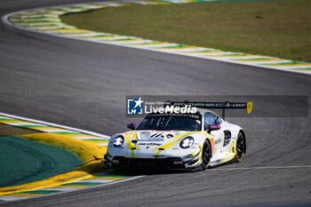 2024-07-14 - 92 MALYKHIN Aliaksandr (kna), STURM Joel (ger), BACHLER Klaus (aut), Manthey Purerxcing, Porsche 911 GT3 R #91, action during the 2024 Rolex 6 Hours of Sao Paulo, 5th round of the 2024 FIA World Endurance Championship, from July 11 to 14, 2024 on the Autódromo José Carlos Pace in Interlagos, Brazil - FIA WEC - 6 HOURS OF SAO PAULO 2024 - ENDURANCE - MOTORS