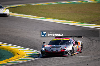 2024-07-14 - 55 HERIAU François (fra), MANN Simon (usa), ROVERA Alessio (ita), Vista AF Corse, Ferrari 296 GT3 #55, action during the 2024 Rolex 6 Hours of Sao Paulo, 5th round of the 2024 FIA World Endurance Championship, from July 11 to 14, 2024 on the Autódromo José Carlos Pace in Interlagos, Brazil - FIA WEC - 6 HOURS OF SAO PAULO 2024 - ENDURANCE - MOTORS