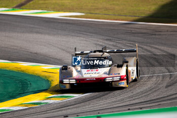 2024-07-14 - 12 STEVENS Will (gbr), NATO Norman (fra), ILOTT Callum (gbr), Hertz Team Jota, Porsche 963 #12, action during the 2024 Rolex 6 Hours of Sao Paulo, 5th round of the 2024 FIA World Endurance Championship, from July 11 to 14, 2024 on the Autódromo José Carlos Pace in Interlagos, Brazil - FIA WEC - 6 HOURS OF SAO PAULO 2024 - ENDURANCE - MOTORS