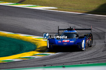 2024-07-14 - 02 BAMBER Earl (nzl), LYNN Alex (gbr), BOURDAIS Sébastien (fra), Cadillac Racing, Cadillac V-Series.R #02, action during the 2024 Rolex 6 Hours of Sao Paulo, 5th round of the 2024 FIA World Endurance Championship, from July 11 to 14, 2024 on the Autódromo José Carlos Pace in Interlagos, Brazil - FIA WEC - 6 HOURS OF SAO PAULO 2024 - ENDURANCE - MOTORS