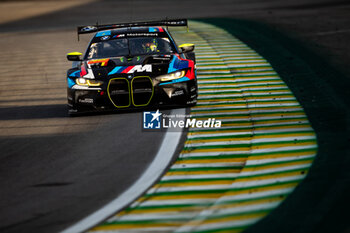 2024-07-14 - 46 MARTIN Maxime (bel), ROSSI Valentino (ita), AL HARTHY Ahmad (omn) Team WRT, BMW M4 GT3 #46, action during the 2024 Rolex 6 Hours of Sao Paulo, 5th round of the 2024 FIA World Endurance Championship, from July 11 to 14, 2024 on the Autódromo José Carlos Pace in Interlagos, Brazil - FIA WEC - 6 HOURS OF SAO PAULO 2024 - ENDURANCE - MOTORS