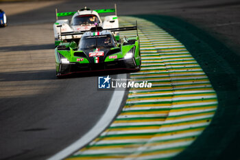 2024-07-14 - 63 BORTOLOTTI Mirko (ita), MORTARA Edoardo (swi), KVYAT Daniil (ita), Lamborghini Iron Lynx, Lamborghini SC63 #63, action during the 2024 Rolex 6 Hours of Sao Paulo, 5th round of the 2024 FIA World Endurance Championship, from July 11 to 14, 2024 on the Autódromo José Carlos Pace in Interlagos, Brazil - FIA WEC - 6 HOURS OF SAO PAULO 2024 - ENDURANCE - MOTORS