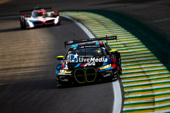 2024-07-14 - 46 MARTIN Maxime (bel), ROSSI Valentino (ita), AL HARTHY Ahmad (omn) Team WRT, BMW M4 GT3 #46, action during the 2024 Rolex 6 Hours of Sao Paulo, 5th round of the 2024 FIA World Endurance Championship, from July 11 to 14, 2024 on the Autódromo José Carlos Pace in Interlagos, Brazil - FIA WEC - 6 HOURS OF SAO PAULO 2024 - ENDURANCE - MOTORS