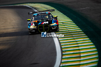 2024-07-14 - 46 MARTIN Maxime (bel), ROSSI Valentino (ita), AL HARTHY Ahmad (omn) Team WRT, BMW M4 GT3 #46, action during the 2024 Rolex 6 Hours of Sao Paulo, 5th round of the 2024 FIA World Endurance Championship, from July 11 to 14, 2024 on the Autódromo José Carlos Pace in Interlagos, Brazil - FIA WEC - 6 HOURS OF SAO PAULO 2024 - ENDURANCE - MOTORS