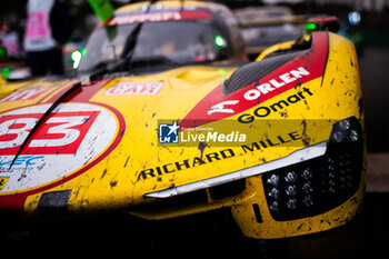 2024-07-14 - 83 KUBICA Robert (pol), SHWARTZMAN Robert (isr), YE Yifei (chn), AF Corse, Ferrari 499P #83, finish line, arrivee, during the 2024 Rolex 6 Hours of Sao Paulo, 5th round of the 2024 FIA World Endurance Championship, from July 11 to 14, 2024 on the Autódromo José Carlos Pace in Interlagos, Brazil - FIA WEC - 6 HOURS OF SAO PAULO 2024 - ENDURANCE - MOTORS