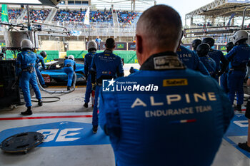 2024-07-14 - pitstop, arrêt aux stands 36 VAXIVIERE Matthieu (fra), SCHUMACHER Mick (ger), LAPIERRE Nicolas (fra), Alpine Endurance Team, Alpine A424 #36, Hypercar, actionduring the 2024 Rolex 6 Hours of Sao Paulo, 5th round of the 2024 FIA World Endurance Championship, from July 11 to 14, 2024 on the Autódromo José Carlos Pace in Interlagos, Brazil - FIA WEC - 6 HOURS OF SAO PAULO 2024 - ENDURANCE - MOTORS