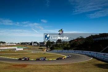 2024-07-14 - 87 LOPEZ José María (arg), KIMURA Takeshi (jpn), MASSON Esteban (fra), Akkodis ASP Team, Lexus RC F GT3 #87, LM GT3, action, 46 MARTIN Maxime (bel), ROSSI Valentino (ita), AL HARTHY Ahmad (omn) Team WRT, BMW M4 GT3 #46, LM GT3, action during the 2024 Rolex 6 Hours of Sao Paulo, 5th round of the 2024 FIA World Endurance Championship, from July 12 to 14, 2024 on the Autódromo José Carlos Pace in Interlagos, Brazil - FIA WEC - 6 HOURS OF SAO PAULO 2024 - ENDURANCE - MOTORS