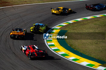 2024-07-14 - 60 SCHIAVONI Claudio (ita), CRESSONI Matteo (ita), PERERA Franck (fra), Iron Lynx, Lamborghini Huracan GT3 Evo2 #60, LM GT3, action during the 2024 Rolex 6 Hours of Sao Paulo, 5th round of the 2024 FIA World Endurance Championship, from July 12 to 14, 2024 on the Autódromo José Carlos Pace in Interlagos, Brazil - FIA WEC - 6 HOURS OF SAO PAULO 2024 - ENDURANCE - MOTORS