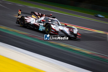 2024-08-23 - 83 PERRODO François (fra), VAXIVIERE Matthieu (fra), ROVERA Alessio (ita), Oreca 07 - Gibson, action during the 4 Hours of Imola 2024, 4th round of the 2024 European Le Mans Series on the Circuit de Spa-Francorchamps from August 23 to 25, 2024 in Stavelot, Belgium - AUTO - ELMS - 4 HOURS OF SPA-FRANCORCHAMPS 2024 - ENDURANCE - MOTORS