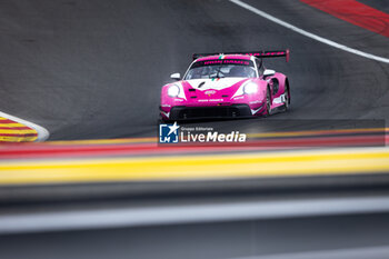 2024-08-23 - 85 BOVY Sarah (bel), FREY Rahel (swi), GATTING Michelle (dnk), Iron Dames, Porsche 911 GT3 R LMGT3, action during the 4 Hours of Imola 2024, 4th round of the 2024 European Le Mans Series on the Circuit de Spa-Francorchamps from August 23 to 25, 2024 in Stavelot, Belgium - AUTO - ELMS - 4 HOURS OF SPA-FRANCORCHAMPS 2024 - ENDURANCE - MOTORS