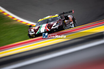 2024-08-23 - 50 LAURSEN Johnny (dnk), LAURSEN Conrad (dnk), NIELSEN Nicklas (dnk), Formula Racing, Ferrari 296 LMGT3, action during the 4 Hours of Imola 2024, 4th round of the 2024 European Le Mans Series on the Circuit de Spa-Francorchamps from August 23 to 25, 2024 in Stavelot, Belgium - AUTO - ELMS - 4 HOURS OF SPA-FRANCORCHAMPS 2024 - ENDURANCE - MOTORS