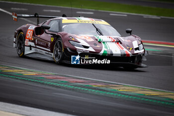 2024-08-23 - 50 LAURSEN Johnny (dnk), LAURSEN Conrad (dnk), NIELSEN Nicklas (dnk), Formula Racing, Ferrari 296 LMGT3, action during the 4 Hours of Imola 2024, 4th round of the 2024 European Le Mans Series on the Circuit de Spa-Francorchamps from August 23 to 25, 2024 in Stavelot, Belgium - AUTO - ELMS - 4 HOURS OF SPA-FRANCORCHAMPS 2024 - ENDURANCE - MOTORS