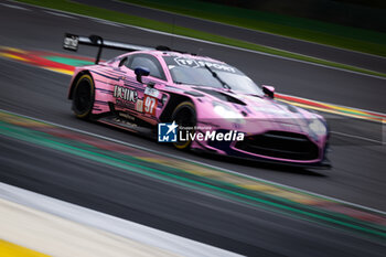 2024-08-23 - 97 BERRY Martin (sgp), HANAFIN Lorcan (gbr), ADAM Jonathan (gbr), Grid Motorsport by TF, Aston Martin Vantage AMR LMGT3, action during the 4 Hours of Imola 2024, 4th round of the 2024 European Le Mans Series on the Circuit de Spa-Francorchamps from August 23 to 25, 2024 in Stavelot, Belgium - AUTO - ELMS - 4 HOURS OF SPA-FRANCORCHAMPS 2024 - ENDURANCE - MOTORS