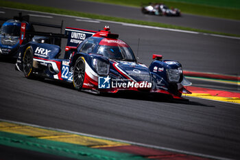 2024-08-25 - 22 URGAN Filip (rou), SATO Marino (jpn), HANLEY Ben (gbr) United Autosports, Oreca 07 - Gibson, action during the 4 Hours of Imola 2024, 4th round of the 2024 European Le Mans Series on the Circuit de Spa-Francorchamps from August 23 to 25, 2024 in Stavelot, Belgium - AUTO - ELMS - 4 HOURS OF SPA-FRANCORCHAMPS 2024 - ENDURANCE - MOTORS