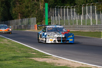 2024-09-20 - Marco CASSARA,Philippe DENES,Felice JELMINI, of a team BMW Italia Ceccato Racing, on a BMW M4 GT3 in action during the Fanatec GT Word Challenge in Monza - FANATEC GT ENDURANCE CUP - ENDURANCE - MOTORS