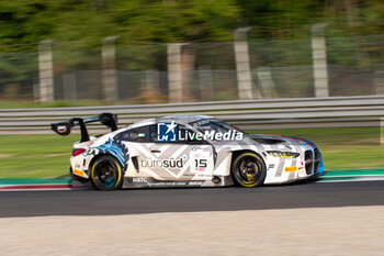 2024-09-20 - Marco CASSARA,Philippe DENES,Felice JELMINI, of a team BMW Italia Ceccato Racing, on a BMW M4 GT3 in action during the Fanatec GT Word Challenge in Monza - FANATEC GT ENDURANCE CUP - ENDURANCE - MOTORS