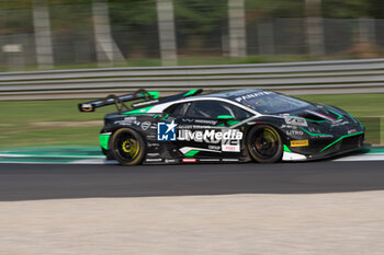 2024-09-20 - Casper STEVENSON,Gabriel RINDONE,Patrick KUJALA, of a team Barwell Motorsport, on a Lamborghini Huracan GT3 EVO2 in action during the Fanatec GT Word Challenge in Monza - FANATEC GT ENDURANCE CUP - ENDURANCE - MOTORS