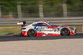 2024-09-20 - Yannick METTLER,James KELL,Anthony BARTONE, of the team GetSpeed, on a Mercedes-AMG GT3 EVO in action during the Fanatec GT Word Challenge in Monza - FANATEC GT ENDURANCE CUP - ENDURANCE - MOTORS