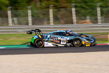 2024-09-20 - Lorenzo PATRESE,Leonardo MONCINI,Lorenzo FERRARI, of a team Tresor Attempto Racing, on a Audi R8 LMS GT3 EVO 2 in action during the Fanatec GT Word Challenge in Monza - FANATEC GT ENDURANCE CUP - ENDURANCE - MOTORS