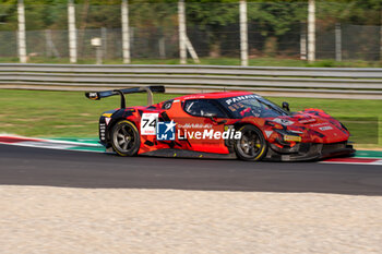 2024-09-20 - Ashish PATEL,Ben TUCK,Alex FONTANA, of a team Kessel Racing, on a Ferrari 296 GT3 in action during the Fanatec GT Word Challenge in Monza - FANATEC GT ENDURANCE CUP - ENDURANCE - MOTORS