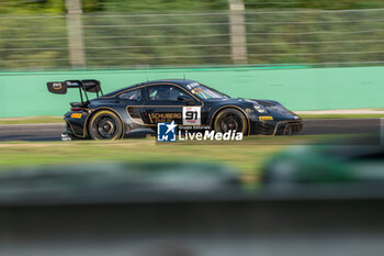 2024-09-20 - Ralf BOHN,Morris SCHURING,Robert RENAUER, of a team Herberth Motorsport, on a Porsche 911 GT3 R (992) in action during the Fanatec GT Word Challenge in Monza - FANATEC GT ENDURANCE CUP - ENDURANCE - MOTORS