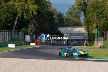 2024-09-20 - Job VAN UITEIRT,John DE WILDE,Kobe PAUWELS, of a team Comtoyou Racing, on a Aston Martin Vantage AMR GT3 EVO in action during the Fanatec GT Word Challenge in Monza - FANATEC GT ENDURANCE CUP - ENDURANCE - MOTORS