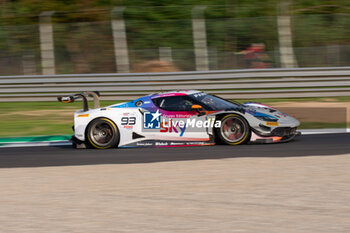 2024-09-20 - Eddie CHEEVER,Jonathan HUI,Christopher FROGGATT, of a team Sky Tempesta Racing, on a Ferrari 296 GT3 in action during the Fanatec GT Word Challenge in Monza - FANATEC GT ENDURANCE CUP - ENDURANCE - MOTORS