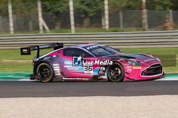 2024-09-20 - Mex JANSEN,Tim CRESWICK,Ben GREEN, of a team Walkenhorst Motorsport, on a Aston Martin Vantage AMR GT3 EVO in action during the Fanatec GT Word Challenge in Monza - FANATEC GT ENDURANCE CUP - ENDURANCE - MOTORS