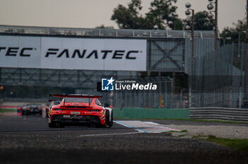 2024-09-21 - Michael VERHAGEN,Patrick KOLB,Bastian BUUS, of a team Lionspeed GP, on a Porsche 911 GT3 R (992) on action during the FP at Fanatec GT Word Challenge in Monza - FANATEC GT ENDURANCE CUP - ENDURANCE - MOTORS