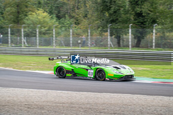 2024-09-21 - Mirko BORTOLOTTI,Edoardo MORTARA,Leonardo PULCINI, of a team Iron Lynx, on a Lamborghini Huracan GT3 EVO2 on action during the FP at Fanatec GT Word Challenge in Monza - FANATEC GT ENDURANCE CUP - ENDURANCE - MOTORS