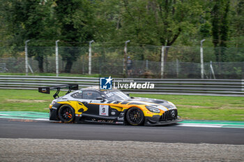 2024-09-21 - Thomas DROUET,Maximilian GOTZ, of a team Boutsen VDS, on a Mercedes-AMG GT3 EVO on action during the FP at Fanatec GT Word Challenge in Monza - FANATEC GT ENDURANCE CUP - ENDURANCE - MOTORS