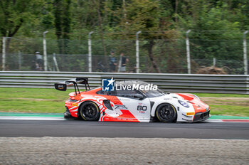 2024-09-21 - Michael VERHAGEN,Patrick KOLB,Bastian BUUS, of a team Lionspeed GP, on a Porsche 911 GT3 R (992) on action during the FP at Fanatec GT Word Challenge in Monza - FANATEC GT ENDURANCE CUP - ENDURANCE - MOTORS