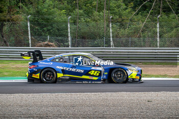 2024-09-21 - Maxime MARTIN,Raffaele MARCIELLO,Valentino ROSSI, of a team Team WRT, on a BMW M4 GT3 on action during the FP at Fanatec GT Word Challenge in Monza - FANATEC GT ENDURANCE CUP - ENDURANCE - MOTORS