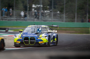 2024-09-21 - Maxime MARTIN,Raffaele MARCIELLO,Valentino ROSSI, of a team Team WRT, on a BMW M4 GT3 on action during the FP at Fanatec GT Word Challenge in Monza - FANATEC GT ENDURANCE CUP - ENDURANCE - MOTORS