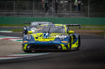 2024-09-21 - Dennis MARSCHALL,Alexander FACH,Dustin BLATTNER, of a team Rutronik Racing, on a Porsche 911 GT3 R (992) on action during the FP at Fanatec GT Word Challenge in Monza - FANATEC GT ENDURANCE CUP - ENDURANCE - MOTORS