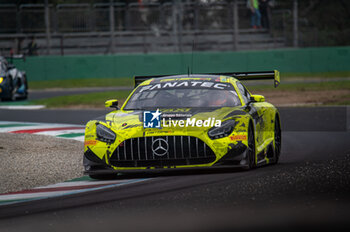 2024-09-21 - Luca STOLZ,Fabian SCHILLER,Jules GOUNON of the team M-AMG Team GetSpeed,on a Mercedes-AMG GT3 EVO on action during the FP at Fanatec GT Word Challenge in Monza - FANATEC GT ENDURANCE CUP - ENDURANCE - MOTORS