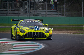 2024-09-21 - Luca STOLZ,Fabian SCHILLER,Jules GOUNON of the team M-AMG Team GetSpeed,on a Mercedes-AMG GT3 EVO on action during the FP at Fanatec GT Word Challenge in Monza - FANATEC GT ENDURANCE CUP - ENDURANCE - MOTORS