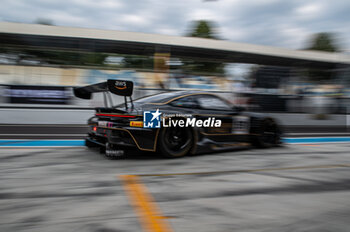 2024-09-21 - Ralf BOHN,Morris SCHURING,Robert RENAUER, of a team Herberth Motorsport, on a Porsche 911 GT3 R (992) exit to pitale during Fanatec GT Word Challenge in Monza - FANATEC GT ENDURANCE CUP - ENDURANCE - MOTORS