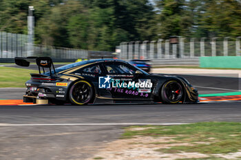 2024-09-21 - Ayhancan GUVEN,Kevin ESTRE,Dorian BOCCOLACCI, of a team ,on a Schumacher CLRT, Porsche 911 GT3 R (992) in action during pre-qualifyng at Fanatec GT Word Challenge in Monza - FANATEC GT ENDURANCE CUP - ENDURANCE - MOTORS