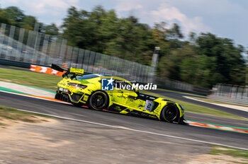 2024-09-21 - Luca STOLZ,Fabian SCHILLER,Jules GOUNON of the team M-AMG Team GetSpeed,on a Mercedes-AMG GT3 EVO in action during pre-qualifyng at Fanatec GT Word Challenge in Monza - FANATEC GT ENDURANCE CUP - ENDURANCE - MOTORS