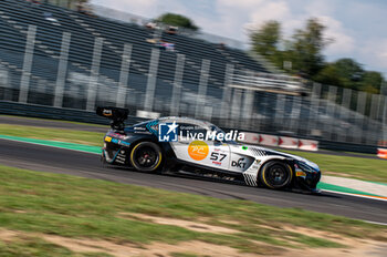 2024-09-21 - Tanart SATHIENTHIRAKUL,Daan ARROW,Colin CARESANI, of a team Winward Racing, on a Mercedes-AMG GT3 EVO in action during pre-qualifyng at Fanatec GT Word Challenge in Monza - FANATEC GT ENDURANCE CUP - ENDURANCE - MOTORS