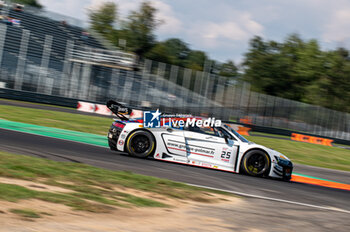 2024-09-21 - Gilles MAGNUS,Jim PLA,Paul EVRARD, of a team Sainteloc Racing, on a Audi R8 LMS GT3 EVO II in action during pre-qualifyng at Fanatec GT Word Challenge in Monza - FANATEC GT ENDURANCE CUP - ENDURANCE - MOTORS