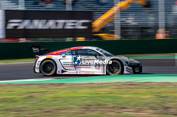 2024-09-21 - Gilles MAGNUS,Jim PLA,Paul EVRARD, of a team Sainteloc Racing, on a Audi R8 LMS GT3 EVO II in action during pre-qualifyng at Fanatec GT Word Challenge in Monza - FANATEC GT ENDURANCE CUP - ENDURANCE - MOTORS