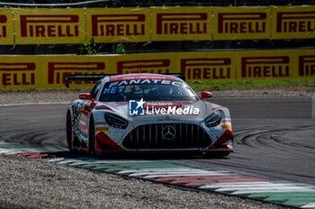 2024-09-21 - Yannick METTLER,James KELL,Anthony BARTONE, of the team GetSpeed, on a Mercedes-AMG GT3 EVO in action during pre-qualifyng at Fanatec GT Word Challenge in Monza - FANATEC GT ENDURANCE CUP - ENDURANCE - MOTORS