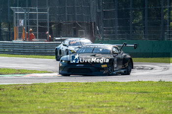 2024-09-21 - Christopher MIES,Frederic VERVISCH,Dennis OLSEN, of a team Proton Competition, on a Ford Mustang GT3 in action during pre-qualifyng at Fanatec GT Word Challenge in Monza - FANATEC GT ENDURANCE CUP - ENDURANCE - MOTORS