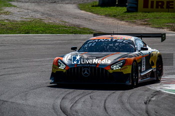 2024-09-21 - Thomas DROUET,Maximilian GOTZ, of a team Boutsen VDS, on a Mercedes-AMG GT3 EVO in action during pre-qualifyng at Fanatec GT Word Challenge in Monza - FANATEC GT ENDURANCE CUP - ENDURANCE - MOTORS