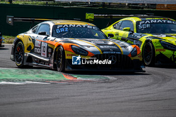 2024-09-21 - Cesar GAZEAU,Roee MEYUHAS,Aurelien PANIS, of a team Boutsen VDS, on a Mercedes-AMG GT3 EVO in action during pre-qualifyng at Fanatec GT Word Challenge in Monza - FANATEC GT ENDURANCE CUP - ENDURANCE - MOTORS