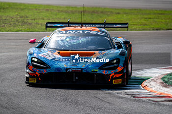 2024-09-21 - Mark SANSOM,Nicolai KJAERGAARD,Christopher SALKELD, of a team Garage 59, on a McLaren 720S GT3 EVO in action during pre-qualifyng at Fanatec GT Word Challenge in Monza - FANATEC GT ENDURANCE CUP - ENDURANCE - MOTORS