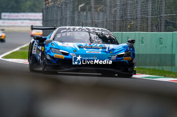 2024-09-22 - Nicolo ROSI,Niccolo SCHIRo,David FUMANELLI, of a team Kessel Racing, on a Ferrari 296 GT3 in action during a qualyfing of Fanatec GT Word Challenge in Monza - FANATEC GT ENDURANCE CUP - ENDURANCE - MOTORS